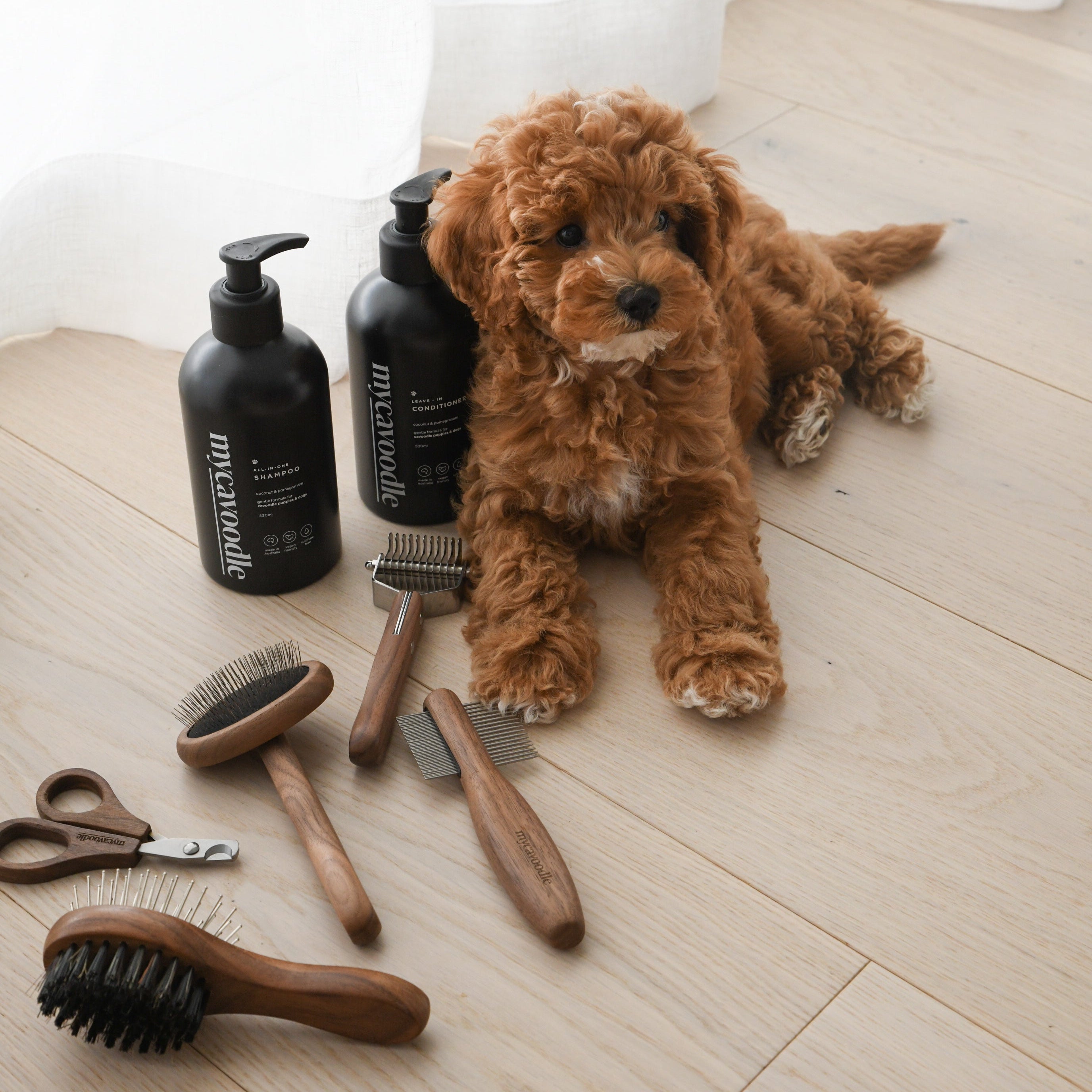 Cavoodle Grooming Tool Set Slicker brush dematting tool dog comb